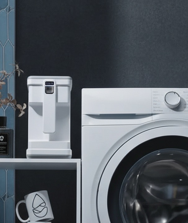 CLEANR next to your washer